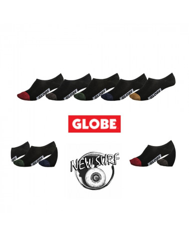 Lot de 5 chaussettes invisibles 71629011 Globe, shop New Surf à Dinan, Bretagne