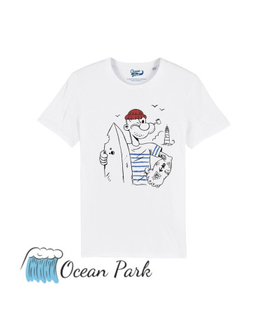 T-Shirt Popeye Surfeur Ocean Park, shop New Surf à Dinan, Bretagne
