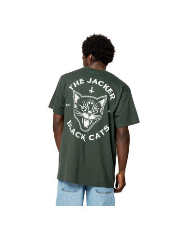T-Shirt Black Cats Jacker, shop New Surf à Dinan, Bretagne