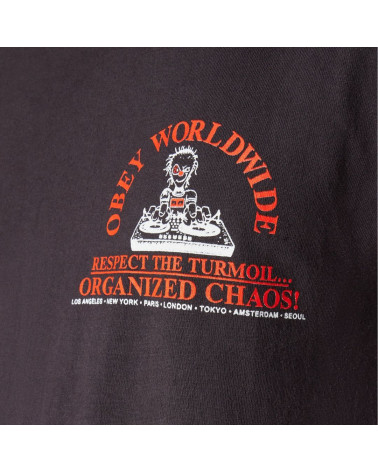 T-Shirt Organized Chaos Obey, shop New Surf à Dinan, Bretagne