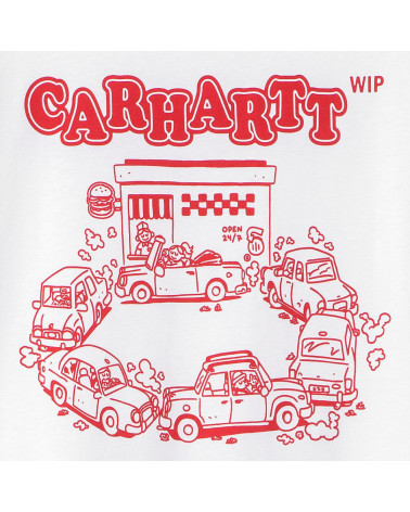 T-Shirt Fast food Carhartt Wip, shop New Surf à Dinan, Bretagne