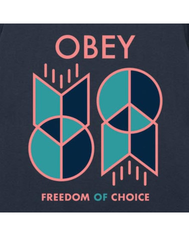T-Shirt Freedom Of Choice Obey, shop New Surf à Dinan, Bretagne