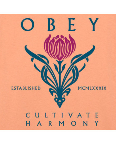 T-Shirt Cultivate Harmony Obey, shop New Surf à Dinan, Bretagne