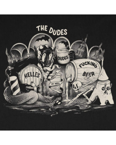 T-Shirt Helles in Hell The Dudes, shop New Surf à Dinan, Bretagne