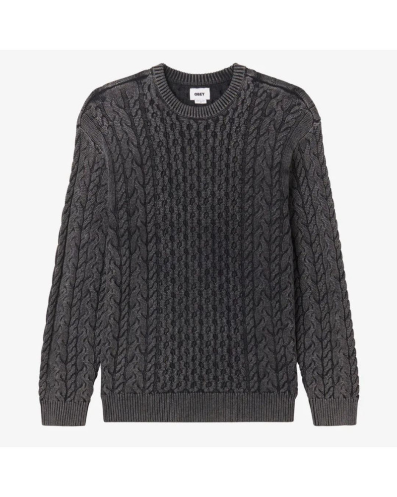 Pull Faded Wash Obey, shop New Surf à Dinan, Bretagne