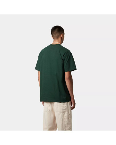 T-Shirt American Script  Conifer, Carhartt Wip, shop New Surf à Dinan, Bretagne