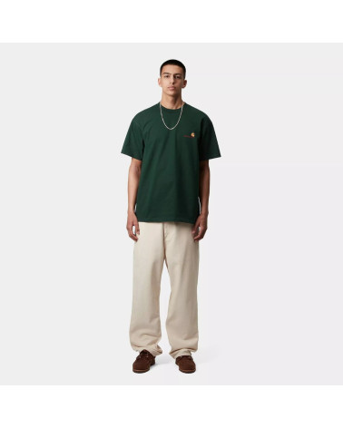 T-Shirt American Script Conifer Carhartt Wip, shop New Surf à Dinan, Bretagne