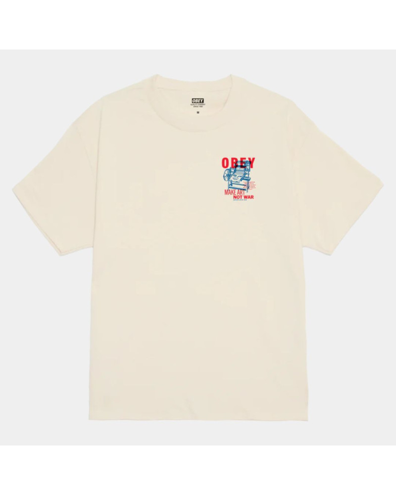 T-shirt Printing Press Obey, shop New Surf à Dinan, Bretagne
