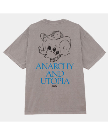 T-shirt Anarchy And Utopia Obey, shop New Surf à Dinan, Bretagne