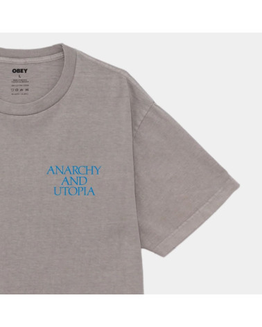 T-shirt Anarchy Utopia Obey, shop New Surf à Dinan, Bretagne