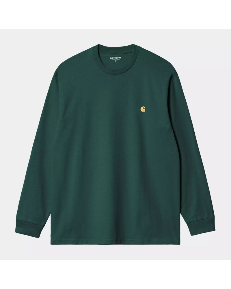 T-Shirt Manches longues Chase dark fir Carhartt Wip, shop New Surf à Dinan, Bretagne