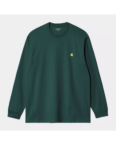 T-Shirt Manches longues Chase dark fir Carhartt Wip, shop New Surf à Dinan, Bretagne