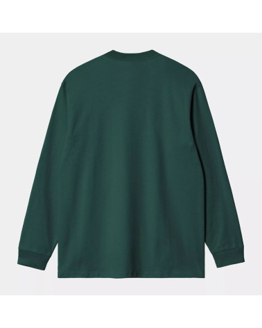 T-Shirt Manches longues Chase dark fir Carhartt Wip, shop New Surf à Dinan, Bretagne
