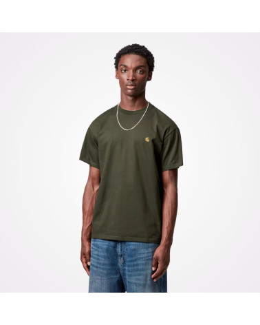 T-Shirt Chase Olive, Carhartt Wip, Shop New Surf  à Dinan, Bretagne