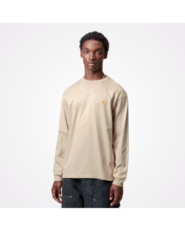 T-Shirt Manches longues Chase noir Carhartt Wip, shop New Surf à Dinan, Bretagne