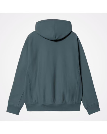 Sweat à capuche American script hooded Carhartt WIP, shop New Surf à Dinan, Bretagne