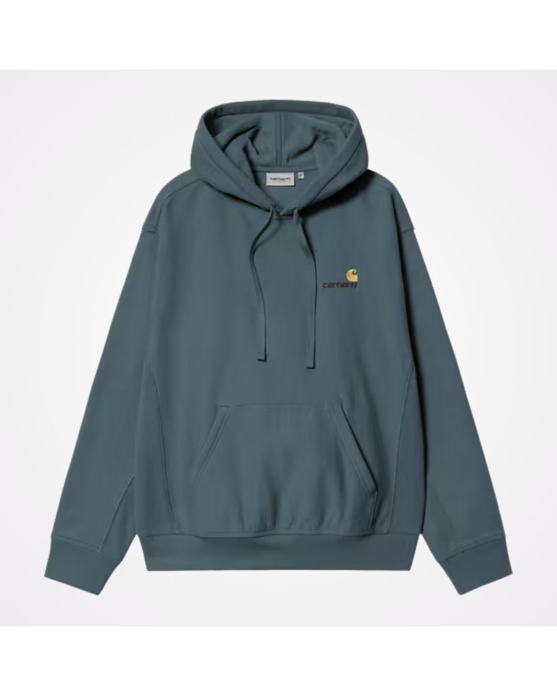 Sweat à capuche American script hooded Carhartt WIP, shop New Surf à Dinan, Bretagne