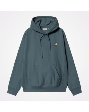 Sweat à capuche American script hooded Carhartt WIP, shop New Surf à Dinan, Bretagne