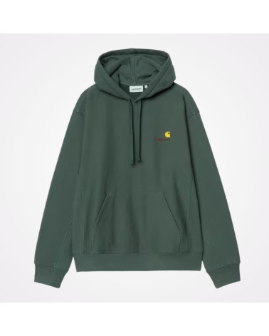 Sweat à capuche American script hooded Carhartt WIP, shop New Surf à Dinan, Bretagne
