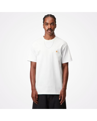 T-shirt Chase, Carhartt wip, blanc. Shop New Surf à Dinan, Bretagne