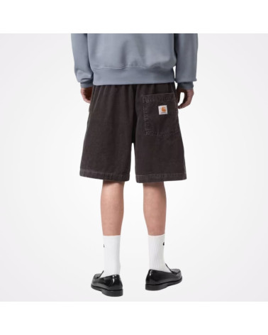 Short streetwear en velours côtelé marron Reynold Carhartt WIP, shop New Surf à Dinan, Bretagne