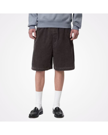 Short streetwear en velours côtelé marron Reynold Carhartt WIP, shop New Surf à Dinan, Bretagne