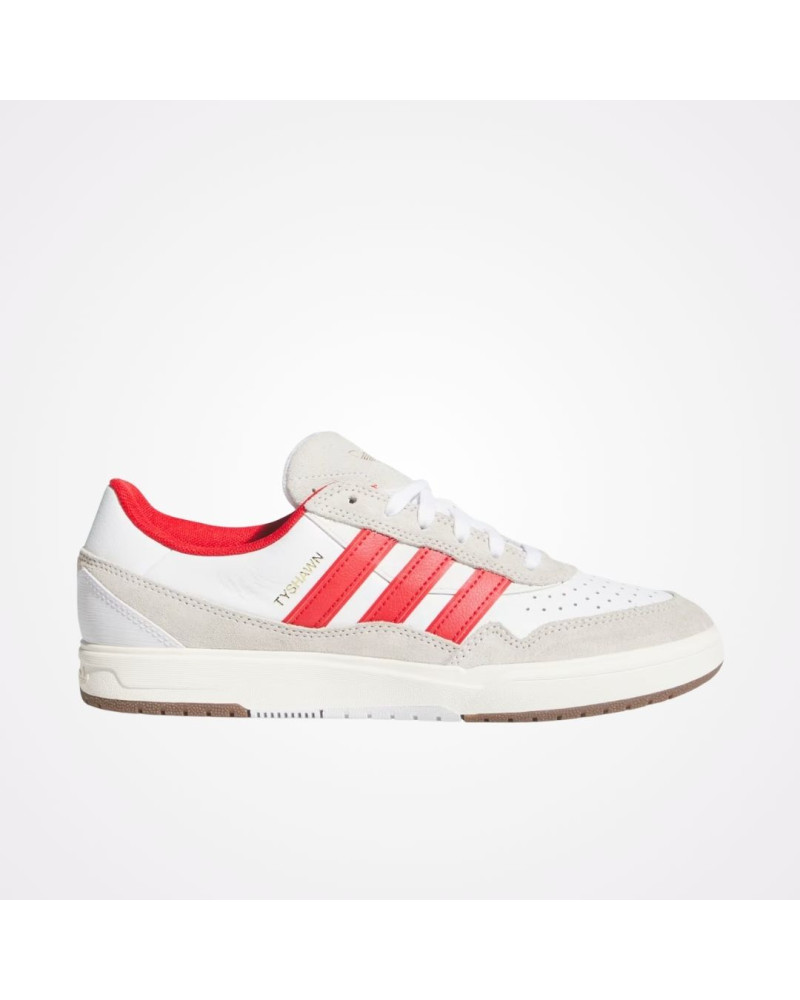 Adidas Tyshawn beige et rouge – chaussures de skate homme style streetwear