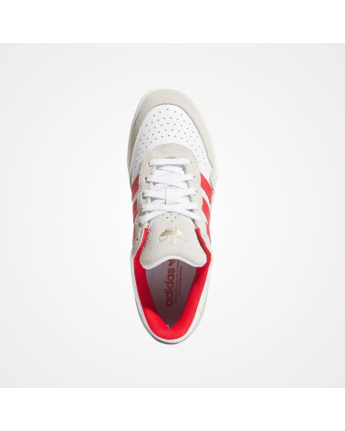 Adidas Tyshawn beige et rouge – chaussures de skate homme style streetwear