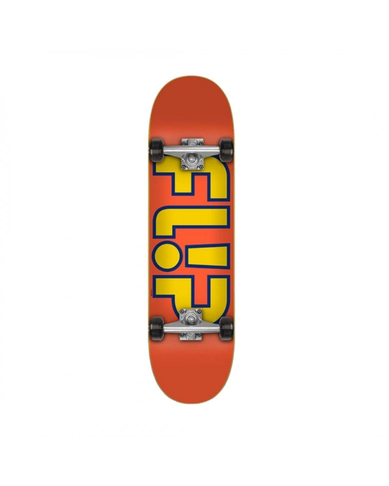 Skateboard complet Flip Team Outlined Orange 8", shop New Surf à Dinan, Bretagne