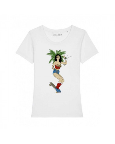 T-Shirt Wonder Woman skate Océan Park, shop New Surf à Dinan, Bretagne