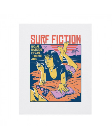 T-Shirt Surf Fiction Océan Park, shop New Surf à Dinan, Bretagne
