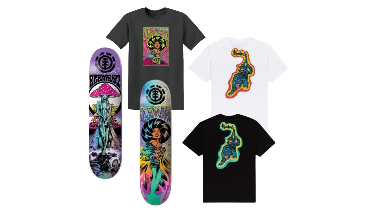 Nouvelle collection de l'artiste L'Amour Suprême pour la marque Element ...